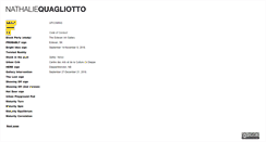 Desktop Screenshot of nathaliequagliotto.com