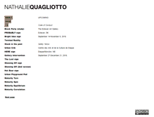 Tablet Screenshot of nathaliequagliotto.com